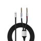 thumbnail image 5 of USB C a cable divisor de 6,35 mm Y divisor USB C a 6,35 mm Cable adaptador de 1/4 de pulgada, 5 of 9