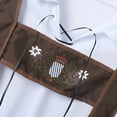 thumbnail image 5 of RMGVDSD Mens Oktoberfest outfits 3 Piece Men Oktoberfest Outfit German Bavarian Lederhosen Shirt Hat Clothes Set For Adults Halloween Outfits Fashion Sports Outfits, 5 of 7
