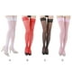 thumbnail image 5 of Medias altas de encaje hasta El Muslo kenally, calcetines semitransparentes encantadores para mujer, disfraz de cosplay, Rojo, XX000196-02, 5 of 7