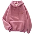 thumbnail image 2 of QUINDOS Women's Hoodies and Sweatshirts Fleece Sweatshirts for Women Casual Long Sleeve Crew Neck Graphic Pullover Tops, 2 of 3