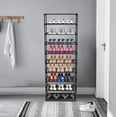 thumbnail image 7 of XILE 10 Tier Stackable Shoe Rack Storage Shelves - Stainless Steel Frame Holds 50 Pairs Of Shoes, 7 of 7