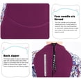 thumbnail image 4 of Naiovety DIVE SAIL Pantalones cortos de manga corta Traje de neopreno Deportes transpirables Pieles de buceo Niñas Surf Cool Body Feeling Niños Snorkel Deportes acuáticos Púrpura XXL Naiovety OD003676-05, 4 of 6