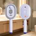 thumbnail image 4 of Electric Spray Air Cushion Comb, Steam Hair Brush, Rechargeable Steam Hair Straightener, Portable Hair Styling Brush with Bonus Wide Tooth Detangling Comb, Steam Brush for All Hair Types, 4 of 7