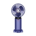 thumbnail image 1 of Advancent Ventilador portátil Quiet Running 4 Gear Color sólido Ajustable Outdoor Summer Digital Handheld Desktop Cooling Fans Cooler Electrodomésticos Azul, 1 of 6