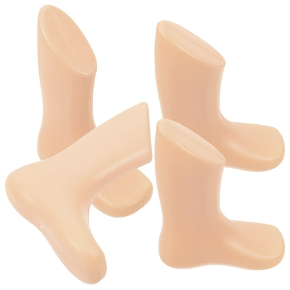 CRAFTHROU 4Pcs Sock Display Stand Mannequin Foot For Children Store Use In Skin Tone