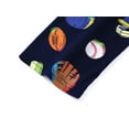 thumbnail image 6 of Beezizac Pajamas For Boys Fun Baseball Navy Blue Long Sleeves 2-Piece PJs Set Kid Comfy Sleepwear Size 16, 6 of 7