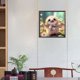 thumbnail image 3 of LP995 Lleno Diamantes Serie Animal Lindo Perezoso Resina Diamante 30*30CM, 3 of 9