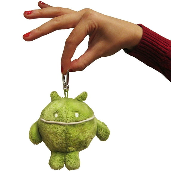 Micro Squishable Android 3 Inch Keychain Clip Plush Figure