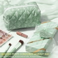 thumbnail image 6 of Birthday Gift Basket for Women & Teen Girls, 10 PCS Teen Girl Gifts Trendy Stuff Set with Empowering Tasks Makeup Brushes & Bag, Makeup Gift Box for Her Daughter Niece Sister, Green, 6 of 9