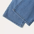 thumbnail image 6 of Ruyang Baggy Jeans for Girls Wide Leg Cargo Pants Y2K Elastic High Waist Denim Pants Teens Loose Back to School Clothes, 6 of 9