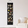 thumbnail image 3 of Juego de 2 tapices de setas en blanco y negro - 32,5x130 cm Decoración de pared japonesa Paisaje natural Interior Dormitorio, 3 of 5