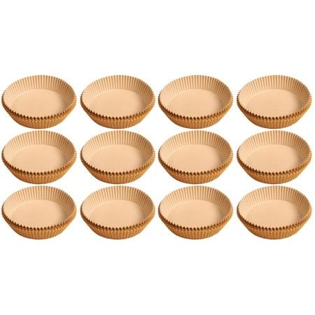 

NICEXMAS 100 Pcs Air Fryer Paper Liner Disposable Baking Liner Non-stick Round Paper Liner