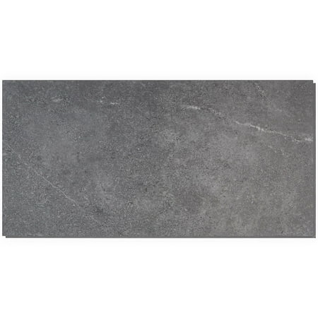 Bond Tile Lujo 28mil Sandstone Dark Gray 6 in. x 8 in. Rigid Click-Lock Luxury Vinyl Tile Sample