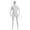 White, variant on Elegant Attire Unisex Full Body Open Face Bodysuit for Performance and Stretch Dance Adult Size XL Sky Blue