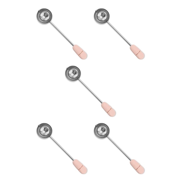 Infusor de té Billuyoard acero inoxidable mango largo lavable colador de malla filtro de hierbas