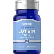 Lutein + Zeaxanthin, 40 mg, 90 Quick Release Softgels | Gluten Free, Non-GMO | By Piping Rock