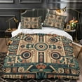 thumbnail image 3 of Home Textiles Bohemian Comforter Cover Set with Pillowcase Children Adult Fashion Bedding Set,Queen (90"x90"), 3 of 6