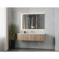 thumbnail image 4 of Legno 60" Weathered Grey Single Sink Bathroom Vanity with Matte White VIVA Stone Solid Surface Countertop, 4 of 4
