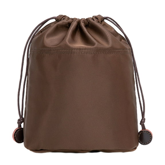 Nylon Inner Bag Insert Tote Bag Crossbody Bag Drawstring Insert for Bucket Bag Multi Compartment