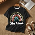 thumbnail image 4 of Hiijoy Big Girls Graphic T Shirt Short Sleeve "Be Kind" T-Shirt Tee Top, Sizes 3-13, 4 of 4