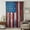 Red, White, Navy, variant on American Flag Sheer Curtains 108" Extra Long for Living Room, Blue Star Red Stripes Farmhouse Vintage Light Filtering Privacy Drapes, Semi Sheer Window Treatment for Floor to Ceiling Window