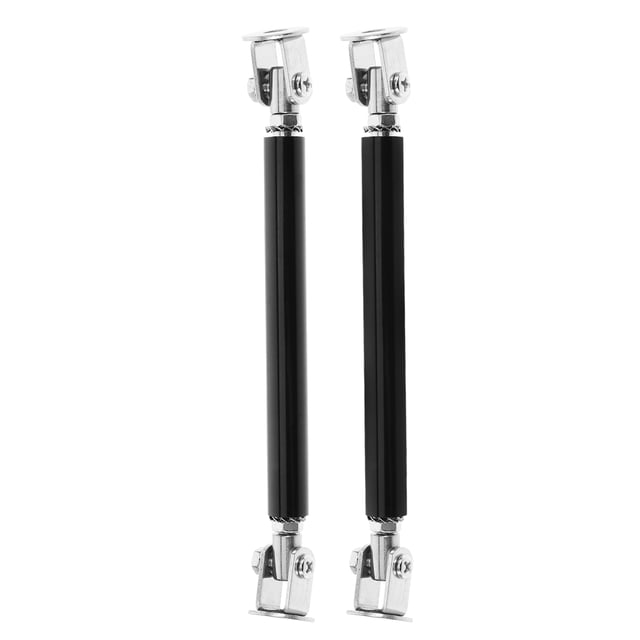 Phenofice 2Set Bumper Strut Rods Car Accessories Splitter Rods Front Lip Support Retractable Design 16.00X0.39X0.39in