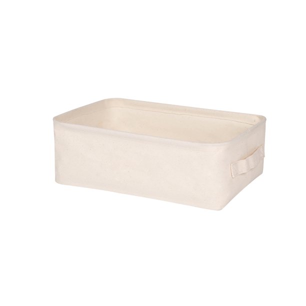 Caja almacenamiento ropa tela Wabi-Sabi armario algodón grueso almacenamiento ropa cajón a prueba humedad caja organizadora y artículos diversos (sin tapa S)