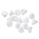 thumbnail image 1 of Uxcell 26Pcs Tapón de agujero de silicona, blanco, adecuado para tubos de botella de diámetro interno de 7-8mm, 1 of 6