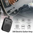 thumbnail image 4 of Mini Electric Guitar Amp 5W Rechargeable Guitar Amplifier Portable Bluetooth Practice Amp with 4 E, 4 of 5