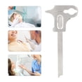 thumbnail image 1 of FLAMEEN Dentist Vernier Valiper,Stainless Steel Dentist Vernier Valiper Orthodontic Technician Measuring Ruler Measurement Tool, 1 of 8