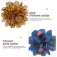thumbnail image 3 of unbranded 10Ud Collar Floral Para Mascotas Atractivo Y Cómodo Para Celebraciones Y Uso Diario, 3 of 6