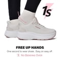 thumbnail image 4 of Wide Toe Box Shoes Women Slip in Arch Support Slip on Sneakers for Running Walking Athletic Orthopedic Plantar Fasciitis Thick Cushion Zero Drop Sole Width Hands Free Shoes, 4 of 6
