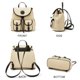 thumbnail image 4 of FOXER Mochila de cuero sintético suave para mujer, morral escolar de gran capacidad, de moda, para viajes de negocios, portátil, 4 of 5
