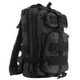 thumbnail image 5 of Mochila táctica militar pequeña, bolsa de senderismo, trekking, acampada, táctica Molle, para hombre, bolsa de viaje de combate táctico, 20-35 l (negro), 5 of 5