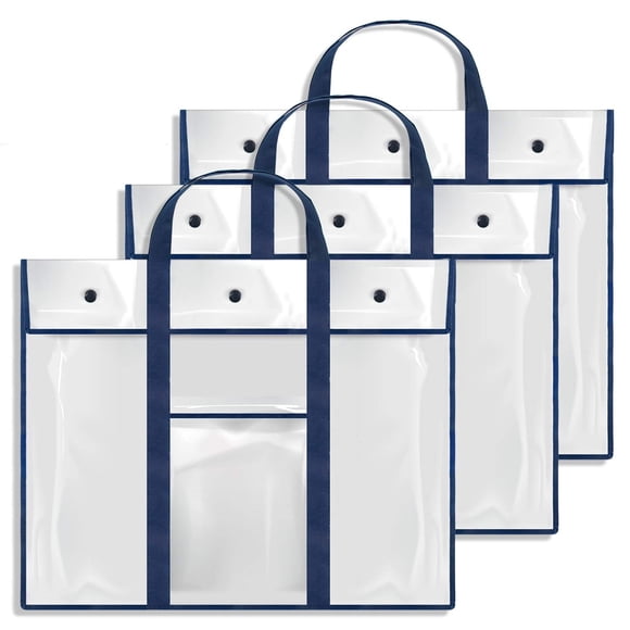 Bolsa de almacenamiento de pósters GAMENOTE grande de 80 x 64 cm con bolsillo adicional