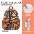 thumbnail image 4 of Flying Dinosaur Students Backpack with Bold Cartoon Dino Print and Colorful Stars and Planets Design, 4 of 6