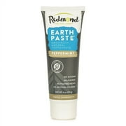 Redmond Earthpaste Natural Non Fluoride Toothpaste Peppermint Charcoal, 4 Oz, 2 Pack