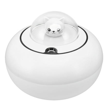 

Humidifier Cute Cat Sculpture Desktop Humidifier Mini For Office Purple White Pink