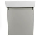 thumbnail image 3 of Nameeks Sharp-1919-W Sharp 18" Wall Mounted Single Basin Vanity Set - White, 3 of 7