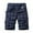 Blue, variant on CBGELRT Mens Cargo Shorts with Multi Pockets Relaxed fit Fashionable Plaid Printed Work Shorts Summer Casual Capris Big Men's Outdoor Shorts Blue 31