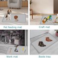 thumbnail image 5 of 1 Uds. Alfombrilla debajo del fregadero 78,7*55,8 pulgadas para cocina impermeable, alfombrillas protectoras de silicona debajo del fregadero, gris claro, 5 of 5