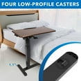 thumbnail image 2 of Mount-It! Height Adjustable Overbed Desk with Tilt Tabletop, 2 of 9