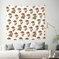 thumbnail image 2 of Daiia Mushroom Pattern Tapestry 60x51 Inches Wall Hanging Tapestry Artistic Wall Hanging Bedroom Wall Decor Living Room Tapestry Dorm Room Decor, 2 of 9