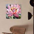 thumbnail image 4 of 10 Inch Wall Clock Battery Operated Silent Clock Decorative for Office, Kitchen, Outdoor, Living Room，Oil Painting Red Flowers Elegant Design, 4 of 4