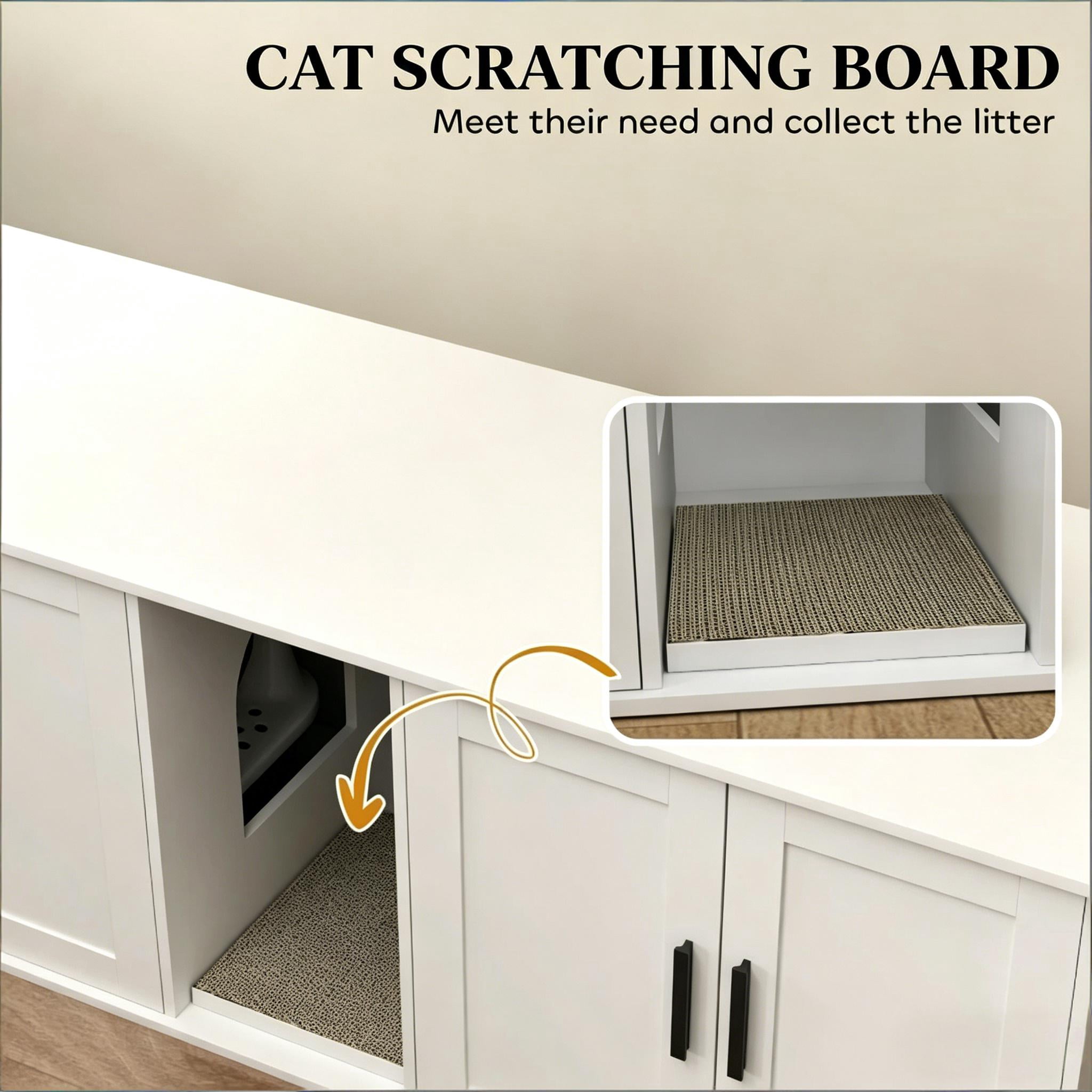 Cat litter Box Furniture,Cat Litter Box Enclosure,Hidden Litter Box Furniture