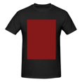 thumbnail image 4 of Bingfone Maroon Men'S Loose Fit Short-Sleeve Pocket T-Shirt, 4 of 7