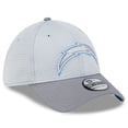thumbnail image 3 of Men's New Era Gray Los Angeles Chargers 2024 NFL Training Camp 39THIRTY Flex Hat, 3 of 5