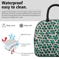 thumbnail image 3 of Womens Leopard Pattern with Green and Black Spots Lunch Box for Work,Insulated Lunch Bag for Women,Loncheras Para Mujer,Leakproof Adult Lunch Bag for Work,Beach,Travel,Picnic,Camping, 3 of 7