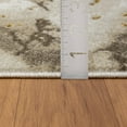thumbnail image 6 of Luxe Weavers Beige 5x7 Marble Abstract Area Rug Gold, Stain-Resistant Carpet, 6 of 11
