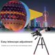 thumbnail image 4 of Toystoory Telescopio astronómico con trípode ajustable Definición Telescopios Ciencia Espacio Monocular Niños Regalo de Navidad Óptica, 4 of 6